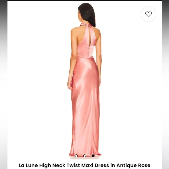 la lune cross draped maxi dress La Lune Cross Draped Maxi Dress